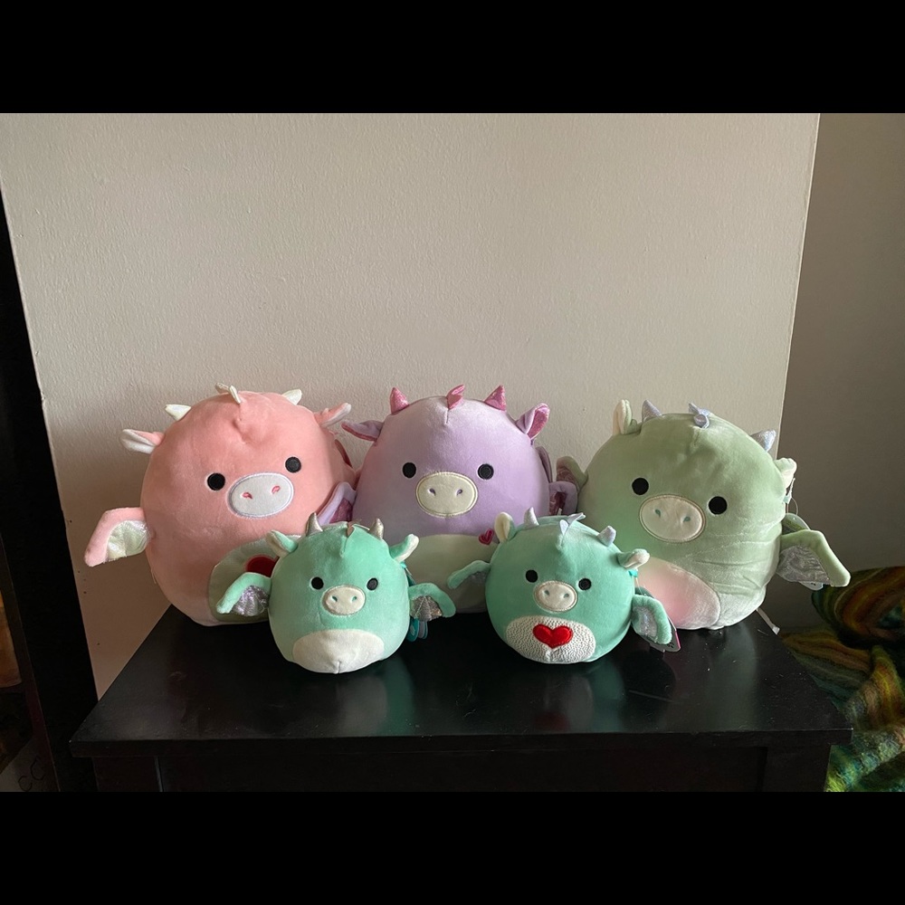 Squishmallow dragon bundle brand new!